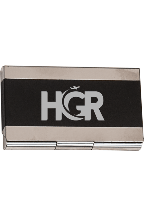 3 3/4" x 2 1/2" Laserable Business Card Holder for