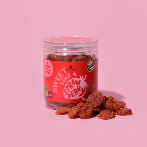 Dried Strawberries Chews for