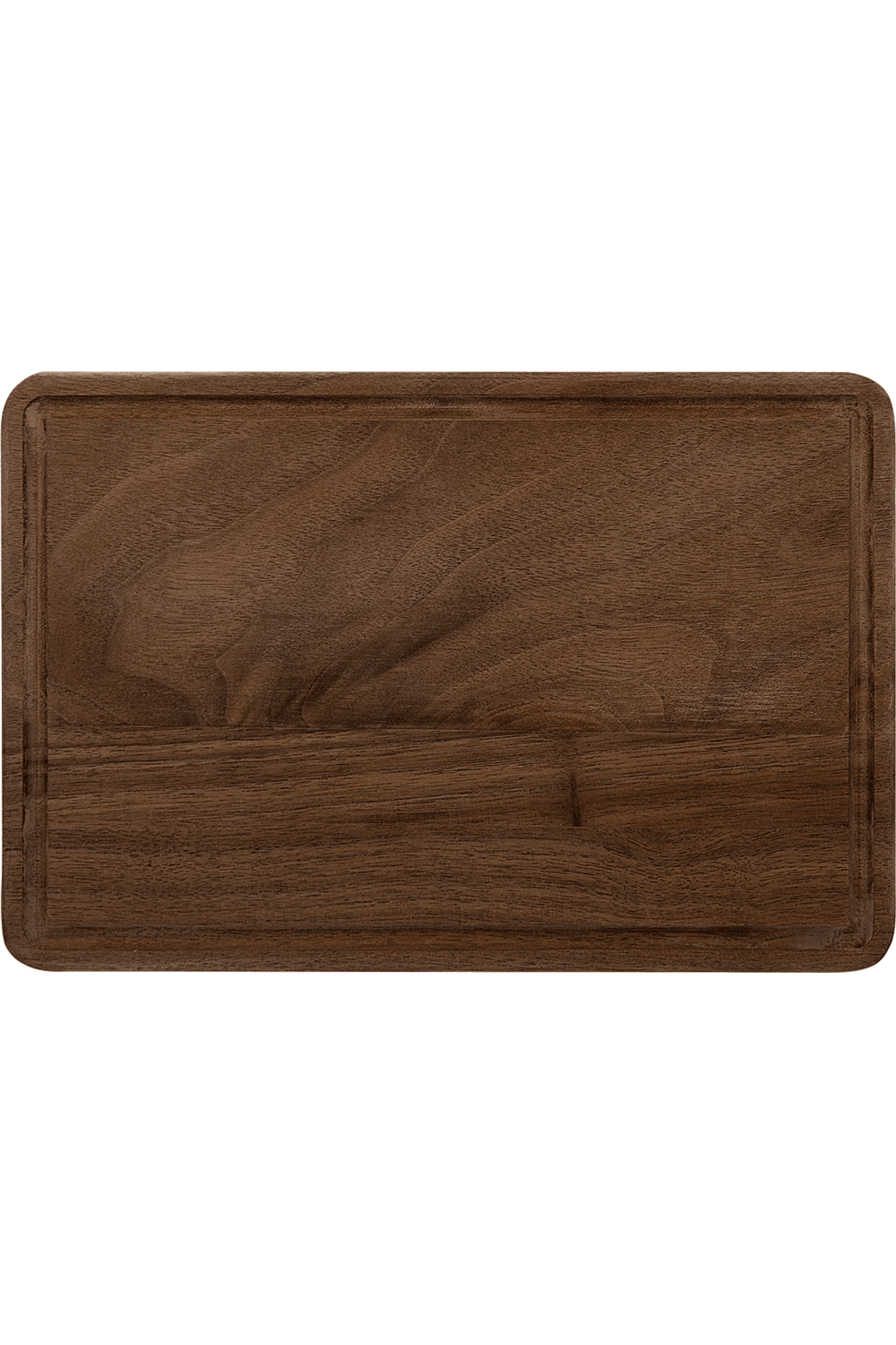 9" x 6" Natural Wood Cutting Board with Drip Ring for