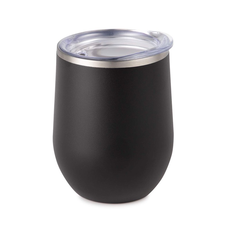 Metal Insulated Mug - Black for