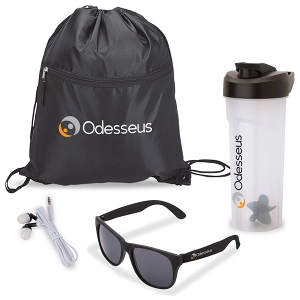 Athletic 4-Piece Fitness Gift Set for