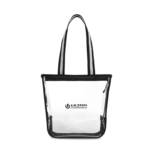 Sigma Clear Zippered Tote for