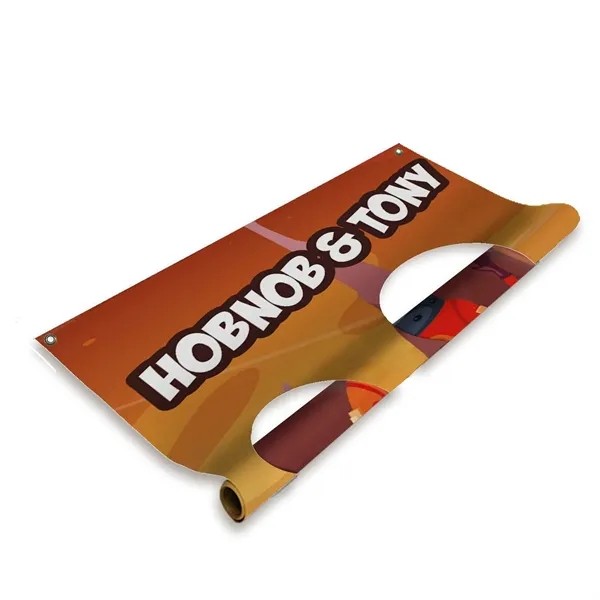 4.5' FrameWorx Double Face Cutout Replacement Banner for