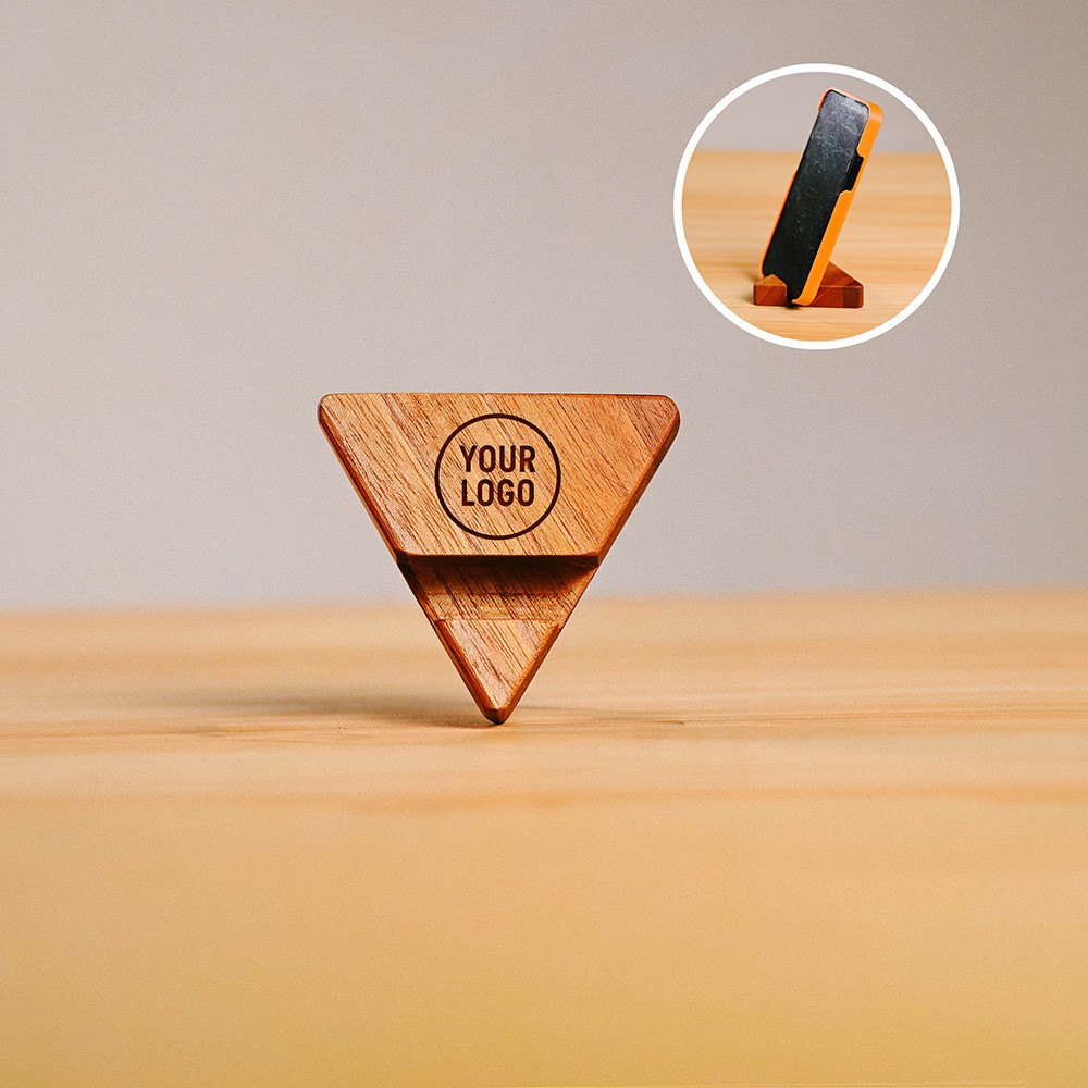 Mahogany Mini Phone Dock for