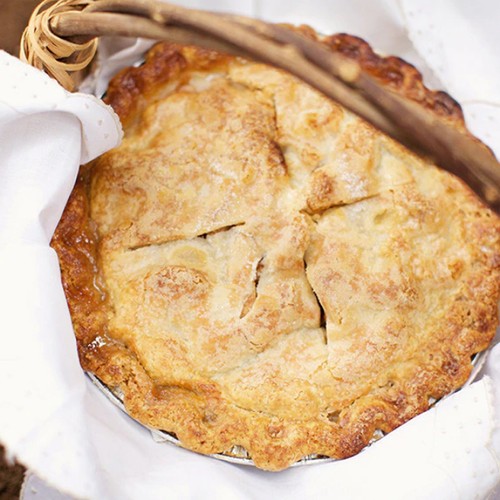 Dinner and Dessert (Chicken Pot Pie and Apple Pie) for