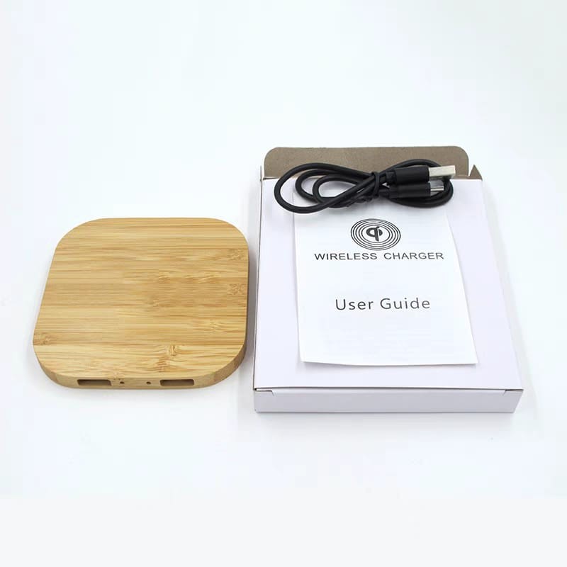 Wireless Bamboo Charger for