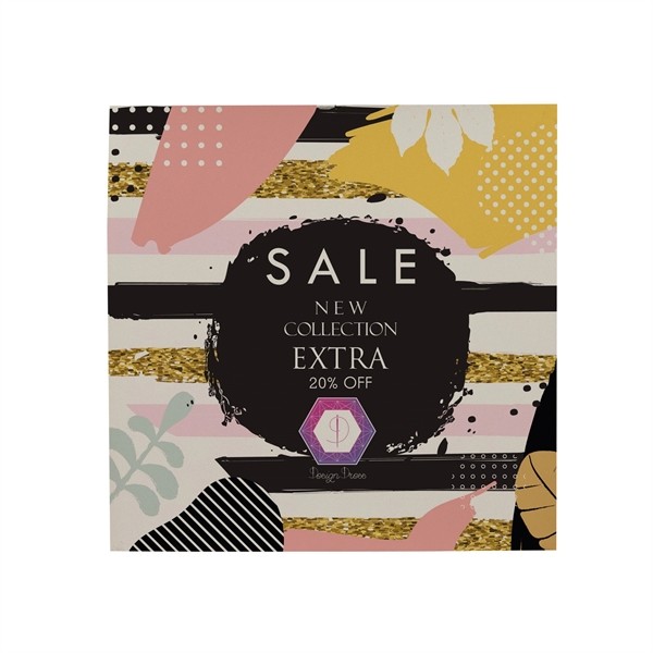 24" x 24" Opaque Window Cling for