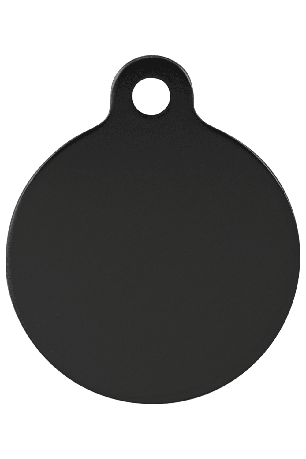 Anodized Aluminum Round Pet Tag with Tab for
