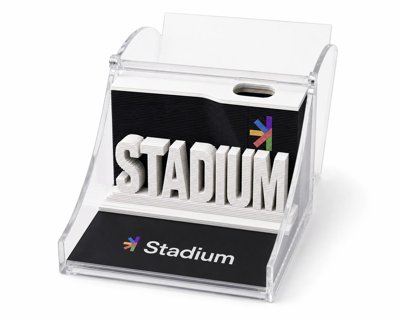 Custom 3D Paper Memo Pad - Small for