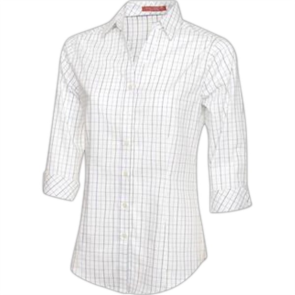 Coal Harbour Tattersall Check Woven Ladies' Shirt for
