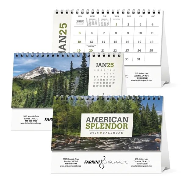 Triumph® Calendars American Splendor Desk Calendar for