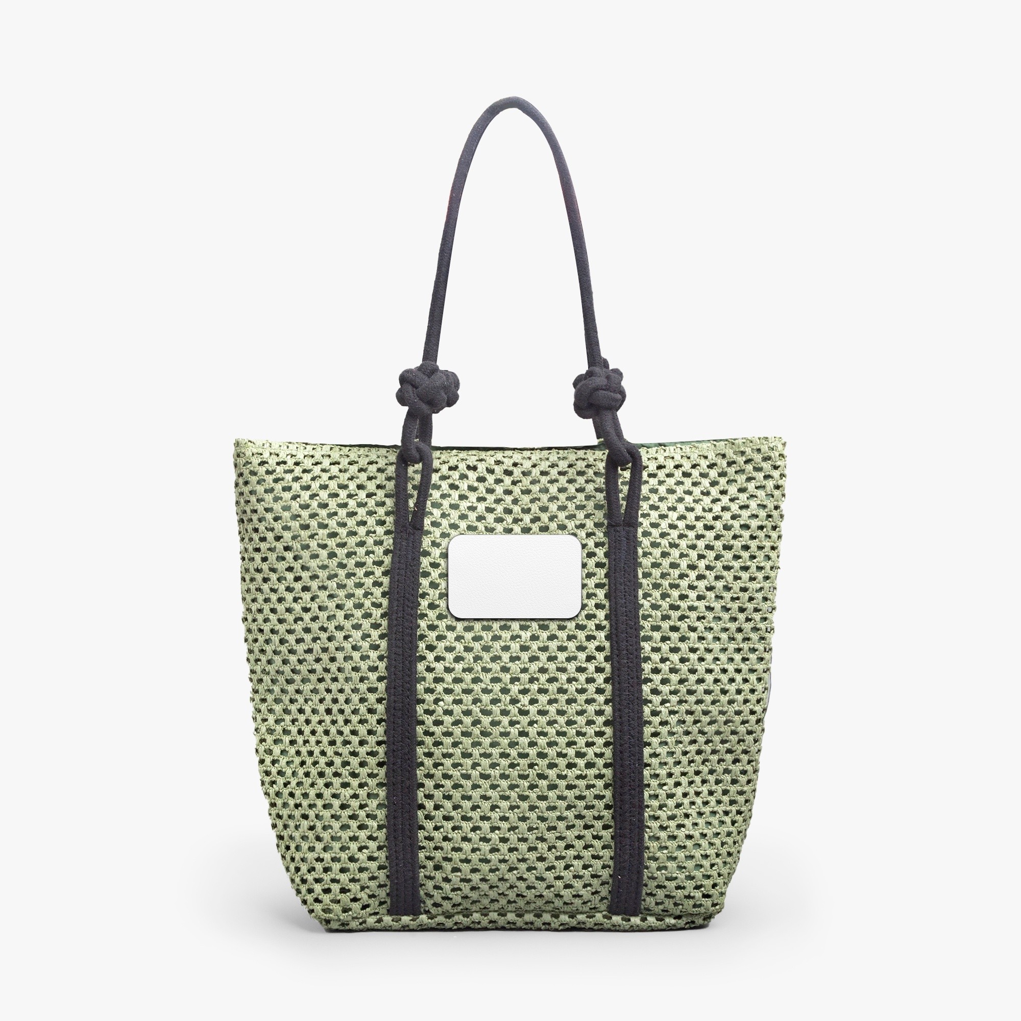 Woven Large Tote Shoulder Bag for