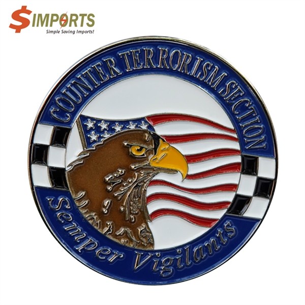 Soft Enamel Iron Coin (Simports) for