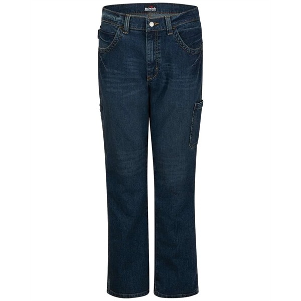Bulwark Men's Stretch Denim Dungaree Jeans for