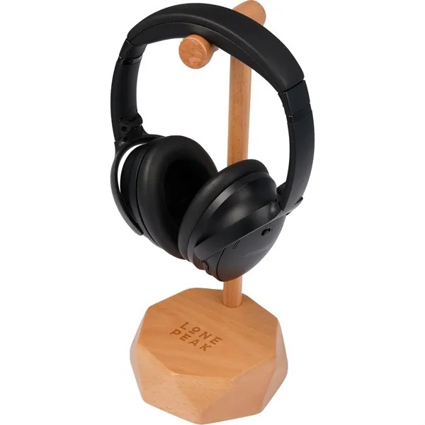 Desk Tune FSC® 100% Wood Headphone Stand for