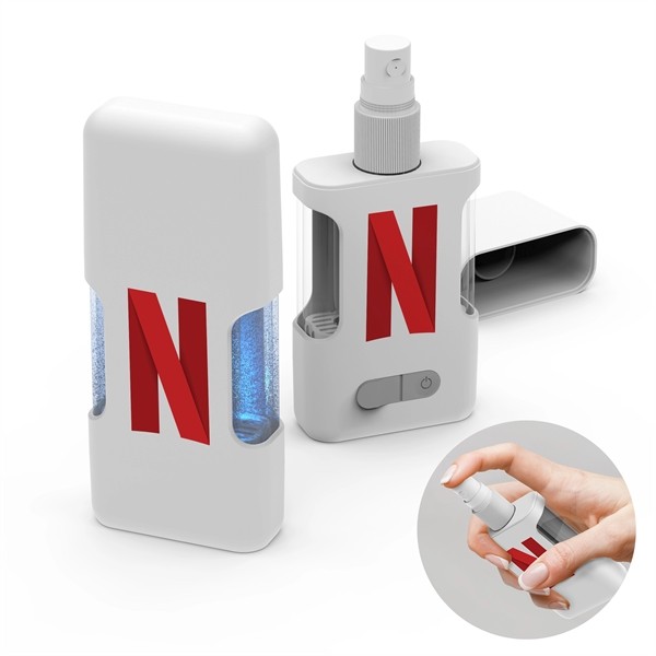 PowerClean : battery powered bottle creates cleaner for