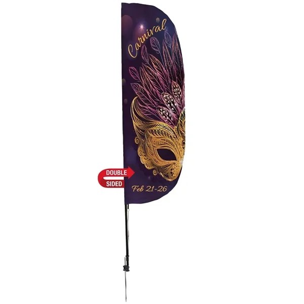 10' Stadium Flutter Flag Kit Double-Sided for