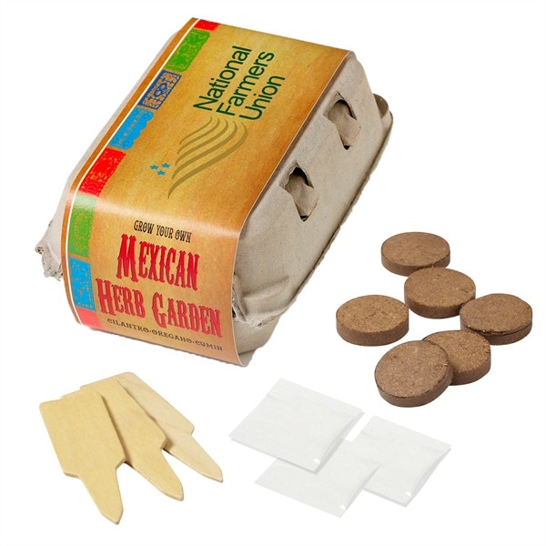 Mexican Seed Herb Grow Garden Kit for
