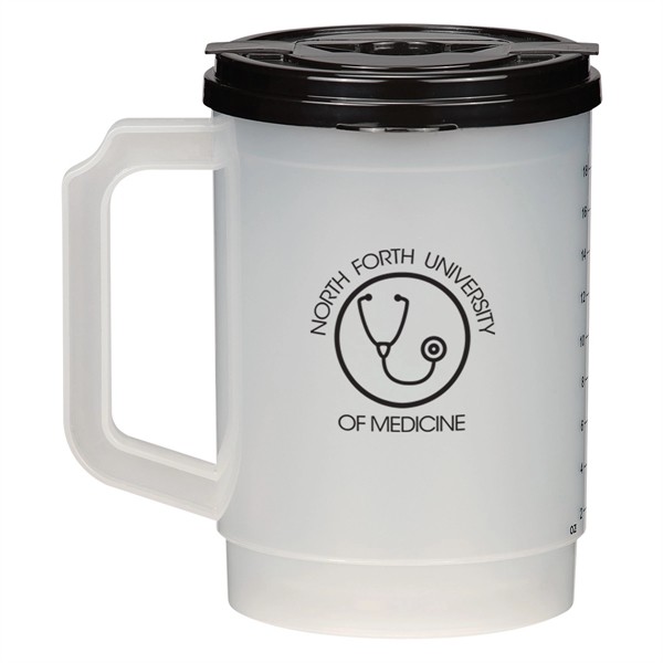 20 Oz. Medical Tumbler With Measurements for