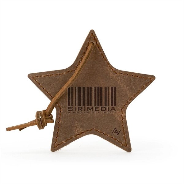 STELLA Leather Star Ornament for