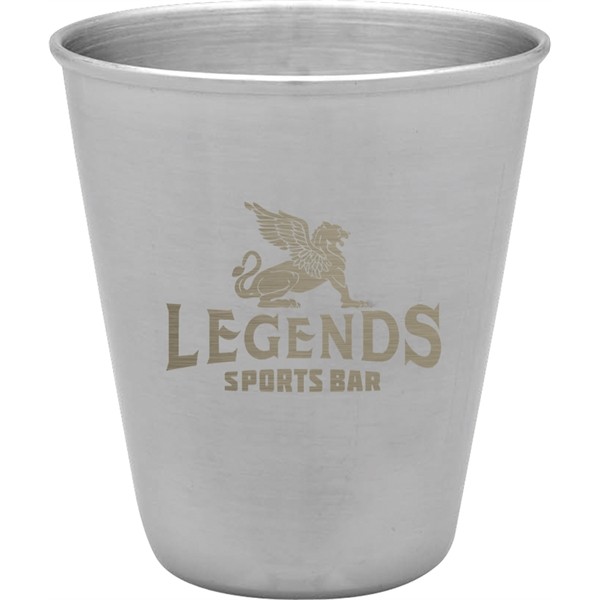 Steel City Stainless Shot Glass - Laser Etched for