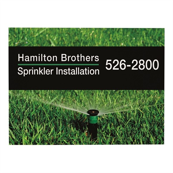 24" x 18" Corrugated Plastic Sign (Single-Sided) for