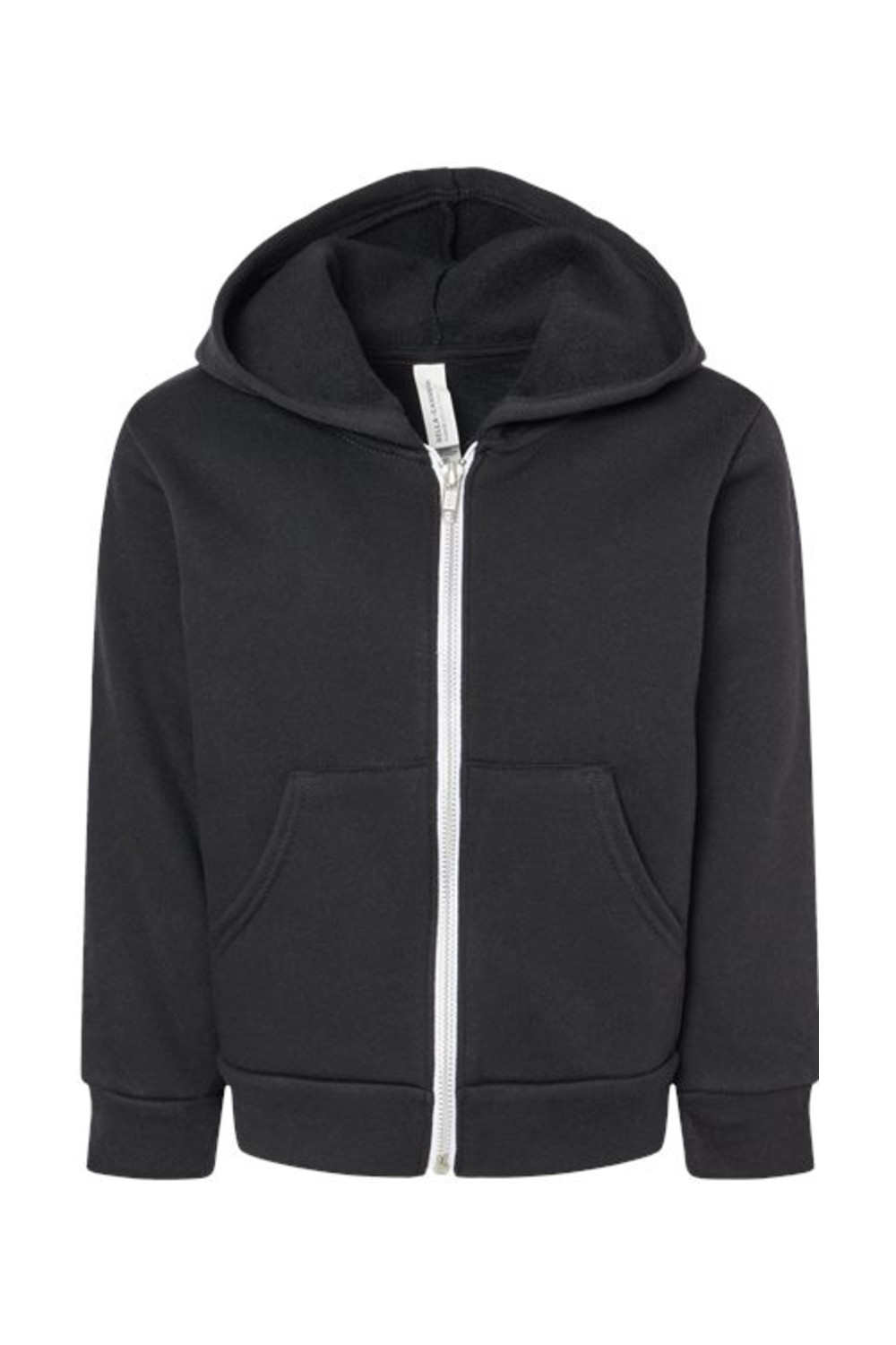 Bella + Canvas Toddler Sponge Fleece Full-Zip Hoodie for