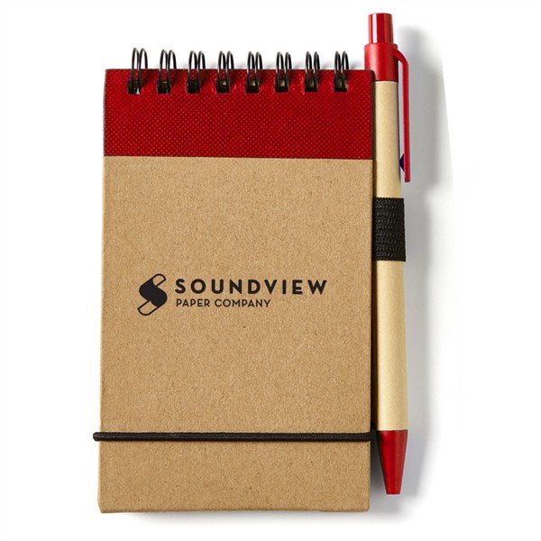 Jotter with pen for
