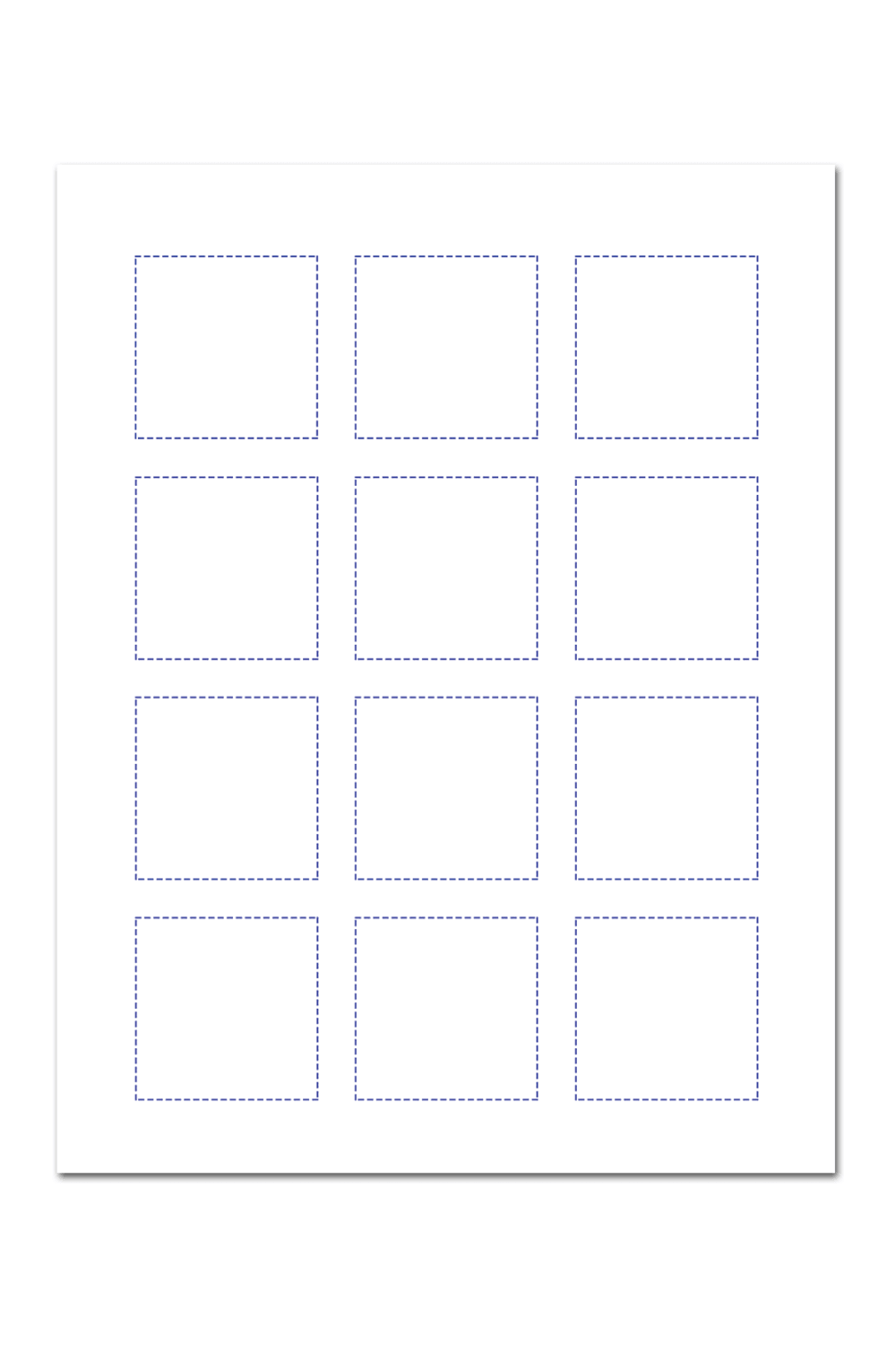 Sticker Sheet - White for
