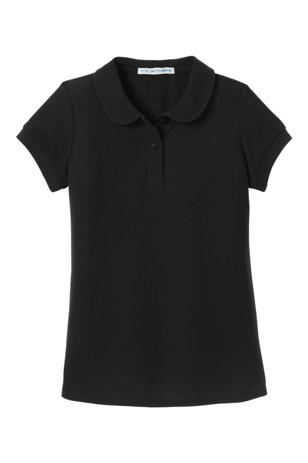 Port Authority Girls Silk Touch Peter Pan Collar Polo for