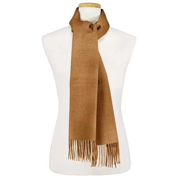 Camel 100% Alpaca Scarf for