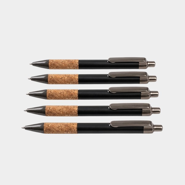 Cork Grip Velvet Touch Pen - Pack of 5 for