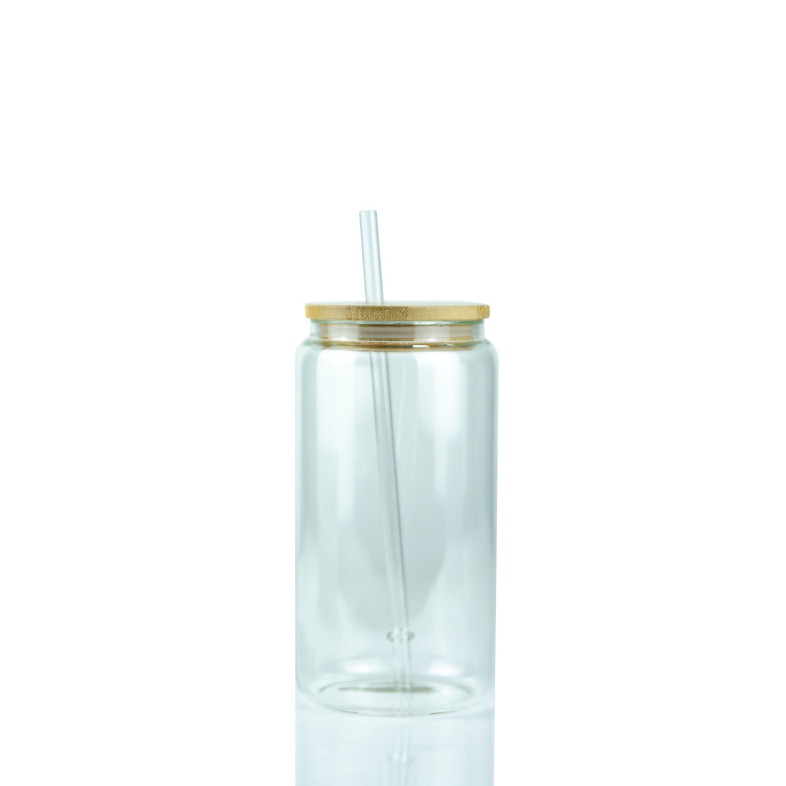 16 oz Clear Glass Tumbler for