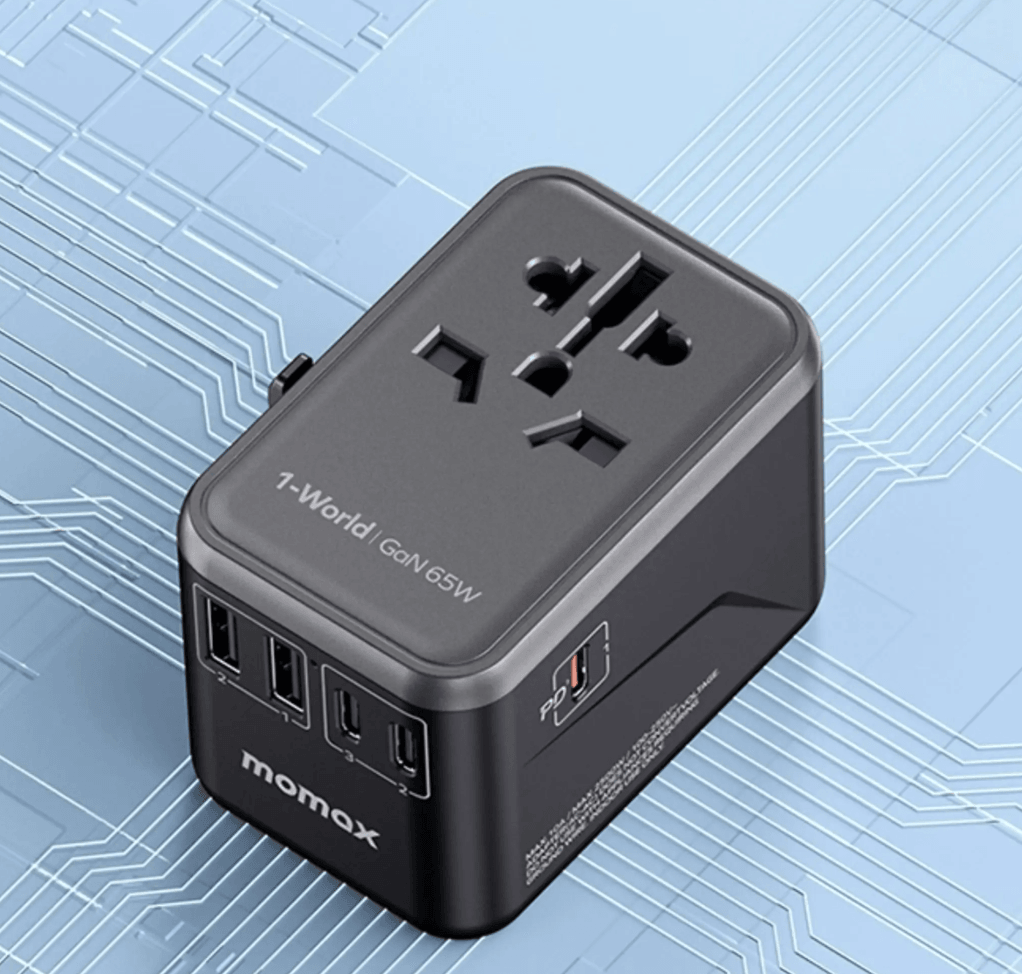 Momax - 65W GaN PD Global Travel Fast Charging Adapter for