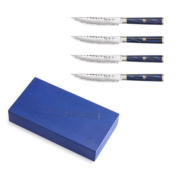 Cangshan 4-Piece Kita Series Steak Knife Set w/Ash Box for