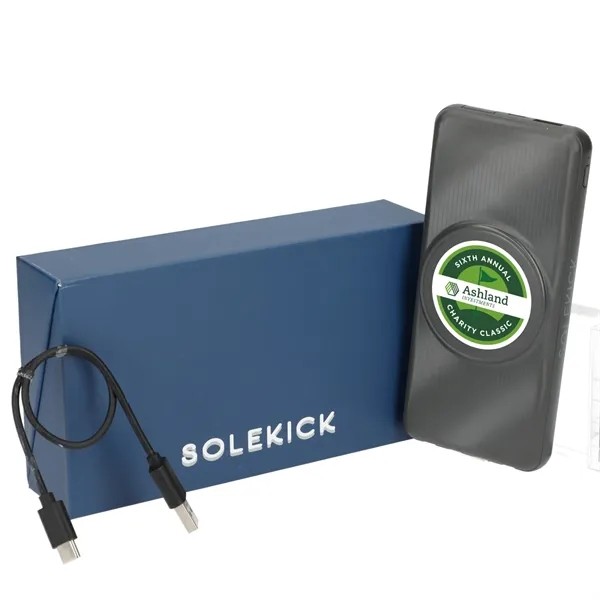 Solekick™ MagClick™ 10000 15W Wireless Power Bank for