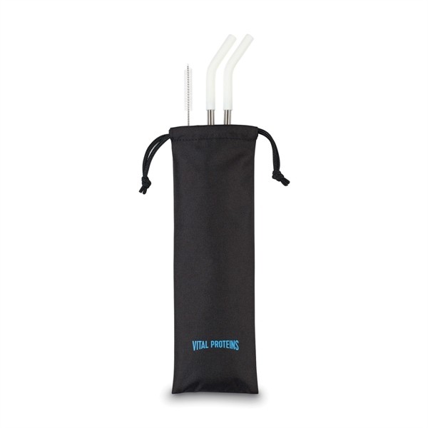 Aviana™ Poppy 2-Pack Stainless Straw Set for