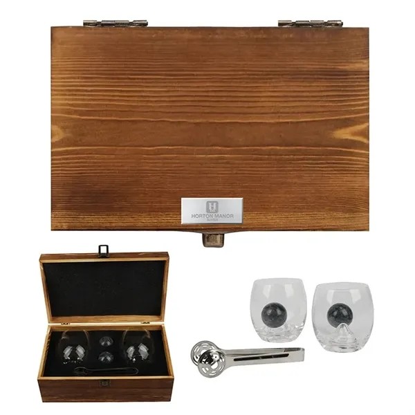 Nicolas 5-Piece Rolling Whiskey Glasses Set for