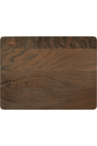 11 1/2" x 8 3/4" Natural Wood Cutting Board with Drip Ring