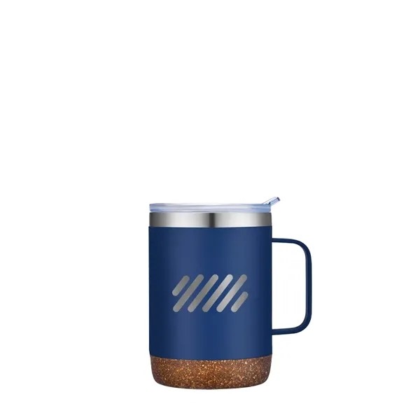 Slate 12 oz Vacuum Mug with Cork Bottom for