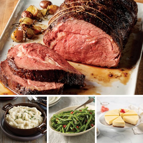 Prime Rib Roast Meal for