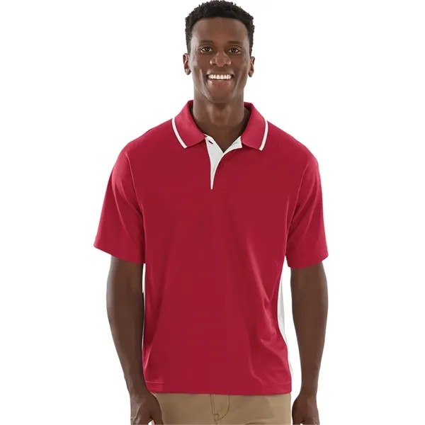 Men's Color Blocked Wicking Polo for