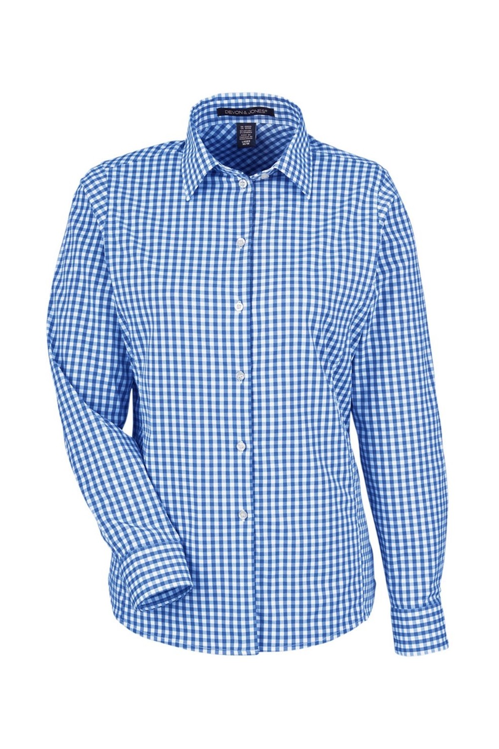 Devon & Jones Women's CrownLux Performance® Gingham Dress Shirt for