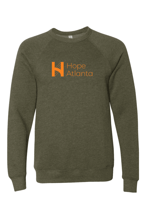 Bella + Canvas Unisex Sponge Fleece Raglan Crewneck for