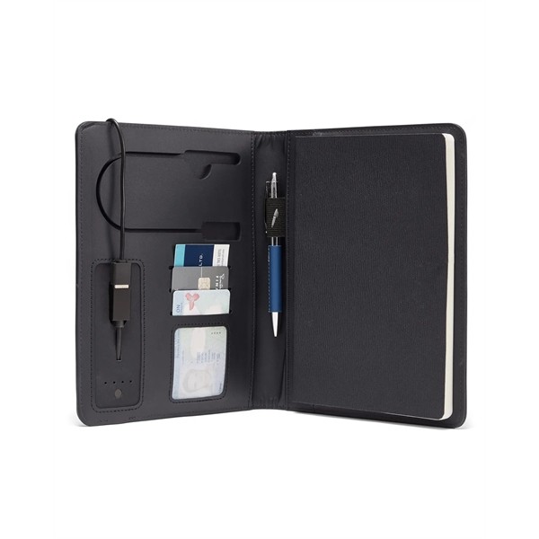Leeman Roma 6"x8" Wireless Power Charger Refillable Journal for