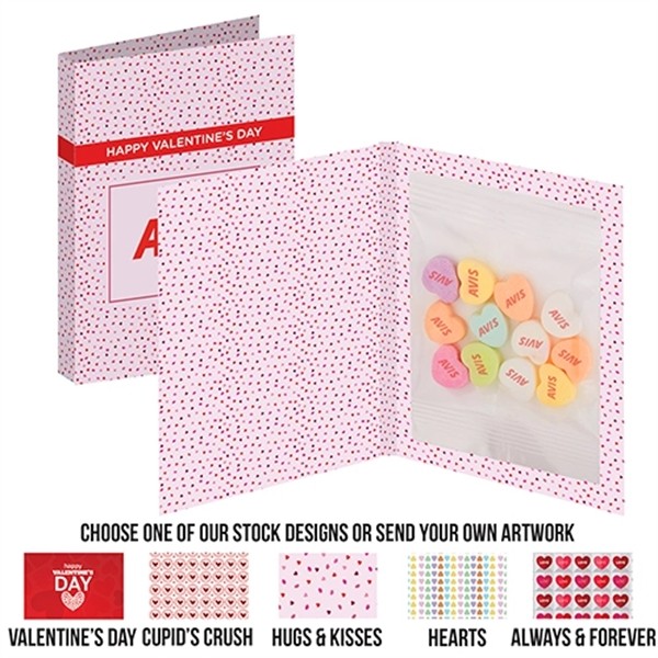 Conversation Heart Treat Card for