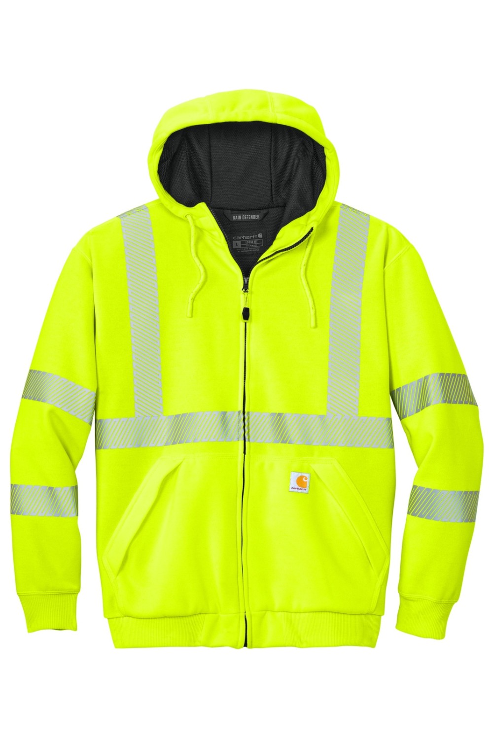 Carhartt ANSI 107 Class 3 Lined Full-Zip Sweatshirt for
