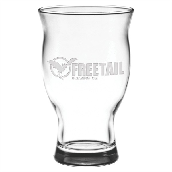 16.75 oz. Craft Beer Glass - Deep Etched for