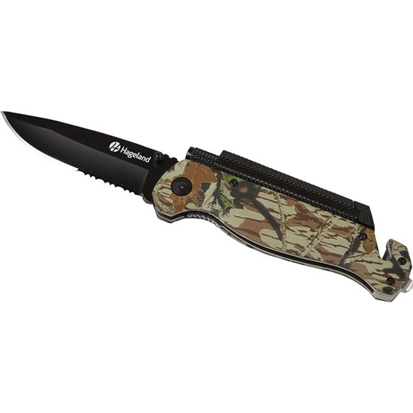 Camo Survival/Rescue Knife for