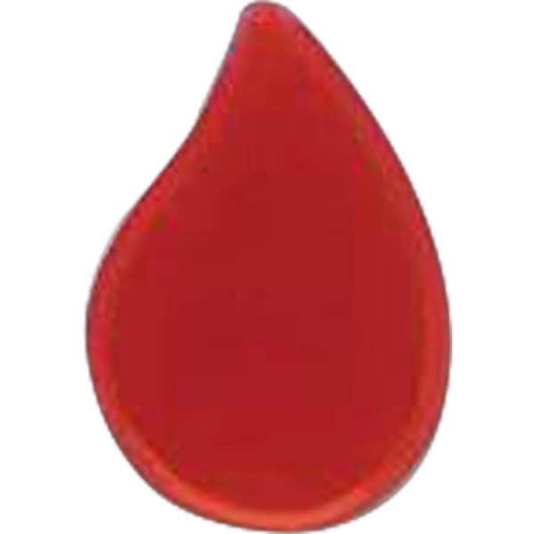 Plastic Blood Drop/Teardrop Shaped Pin for